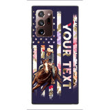 PERSONALIZED HORSE RIDING PHOTO UPLOAD PHONECASE QTMA1012