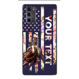 PERSONALIZED HORSE RIDING PHOTO UPLOAD PHONECASE QTMA1012