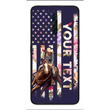 PERSONALIZED HORSE RIDING PHOTO UPLOAD PHONECASE QTMA1012