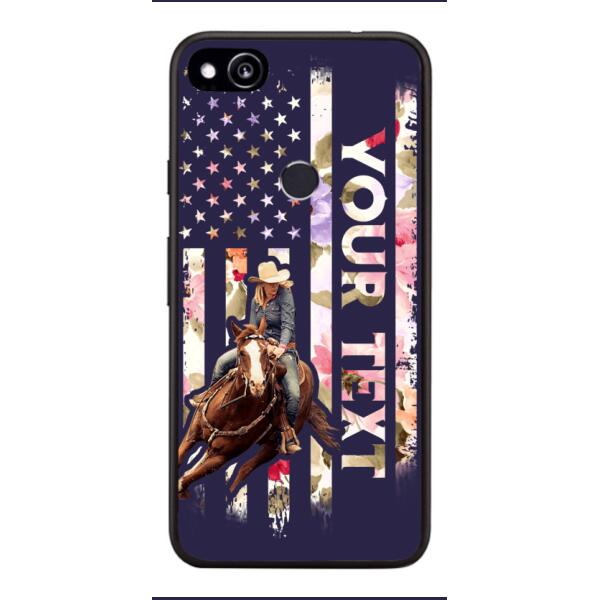 PERSONALIZED HORSE RIDING PHOTO UPLOAD PHONECASE QTMA1012