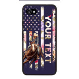 PERSONALIZED HORSE RIDING PHOTO UPLOAD PHONECASE QTMA1012