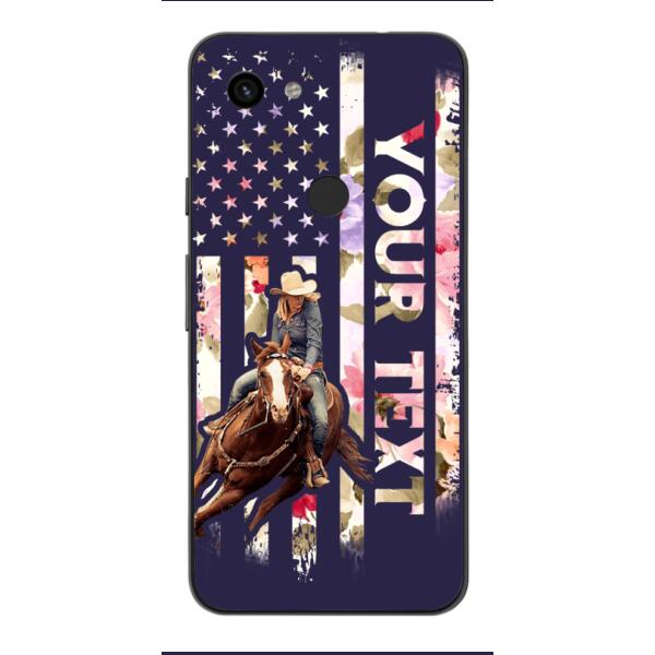 PERSONALIZED HORSE RIDING PHOTO UPLOAD PHONECASE QTMA1012