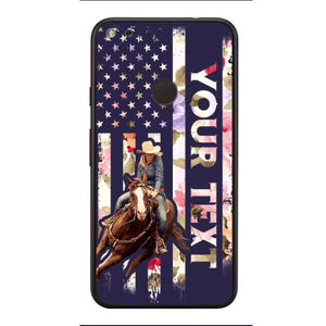 PERSONALIZED HORSE RIDING PHOTO UPLOAD PHONECASE QTMA1012