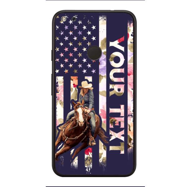 PERSONALIZED HORSE RIDING PHOTO UPLOAD PHONECASE QTMA1012