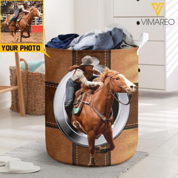 Personalized Horse Baskets Printed DEC-HQ15