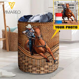 Personalized Horse Baskets Printed DEC-LN15