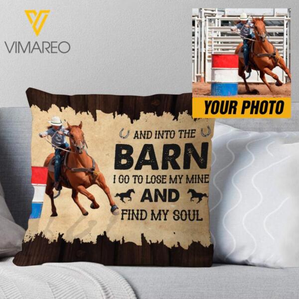 PERSONALIZED HORSE PILLOW PRINTED DEC-HC15