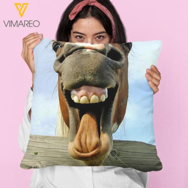 PERSONALIZED HORSE PILLOW PRINTED DEC-DT20