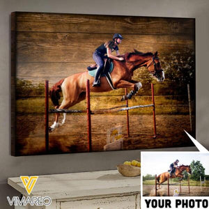 Personalized Horse Canvas Printed DEC-HQ21