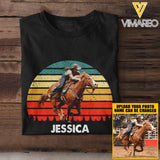 Personalized Girl Love Horse Tshirt Printed 22JAN-LN10