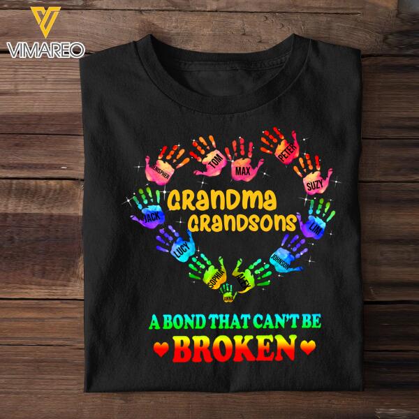 Personalized Grandma Tshirt Printed QTTQ1101