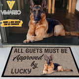 PERSONALIZED ALL GUETS MUST BE APPROVED BY GERMAN DOORMAT QTTN1301