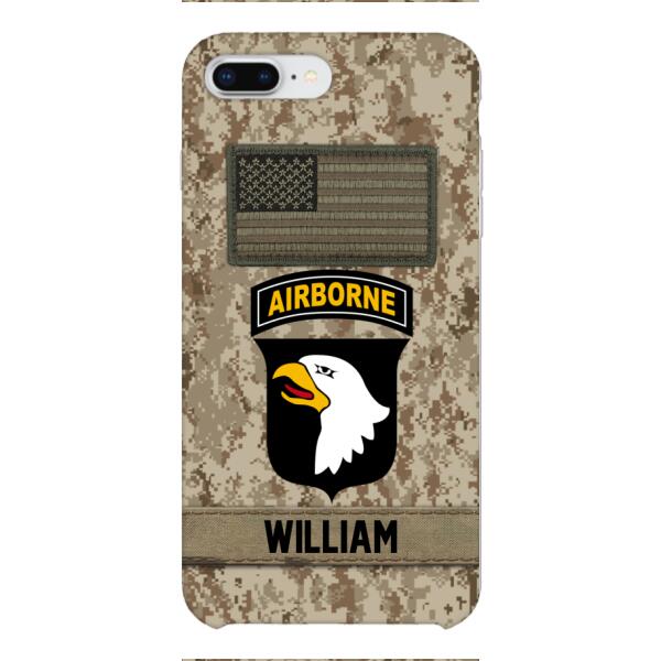 Personalized Army Veteran Camo Phone Case 22JAN-MQ14