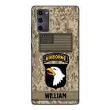 Personalized Army Veteran Camo Phone Case 22JAN-MQ14