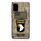 Personalized Army Veteran Camo Phone Case 22JAN-MQ14