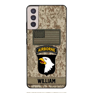 Personalized Army Veteran Camo Phone Case 22JAN-MQ14