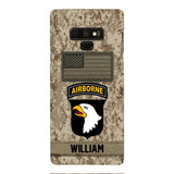 Personalized Army Veteran Camo Phone Case 22JAN-MQ14