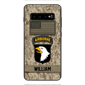 Personalized Army Veteran Camo Phone Case 22JAN-MQ14