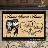 Personalized Home Sweet Home Doormat Printed 22JAN-QH15