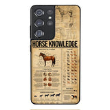 Personalized Horse Knowledge Phone Case Printed 22JAN-HC26