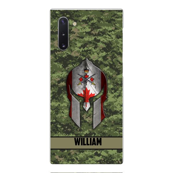Personalized Canadian Veteran/ Soldier Phone Case Printed 22FEB-HC11