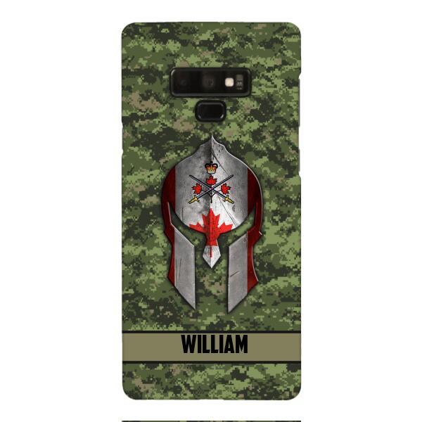 Personalized Canadian Veteran/ Soldier Phone Case Printed 22FEB-HC11