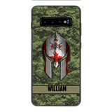 Personalized Canadian Veteran/ Soldier Phone Case Printed 22FEB-HC11