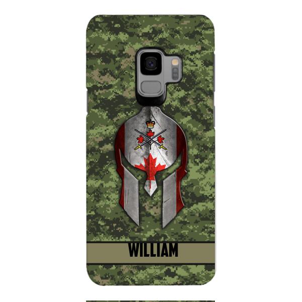 Personalized Canadian Veteran/ Soldier Phone Case Printed 22FEB-HC11