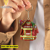 PERSONALIZED PORTUGAL FIREFIGHTER KEYCHAIN 22FEB-MQ15