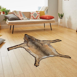 Personalized Deer Hunting Shaped Doormat Printed 22FEB-Q16