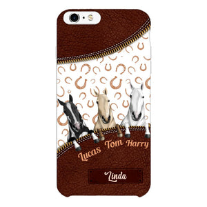 Personalized Horse Phone Case Printed 22FEB-QH17