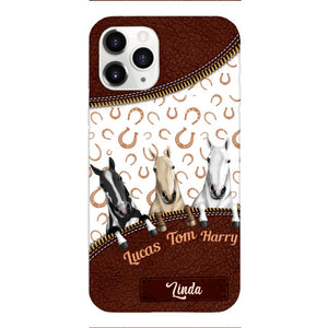 Personalized Horse Phone Case Printed 22FEB-QH17