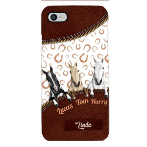 Personalized Horse Phone Case Printed 22FEB-QH17