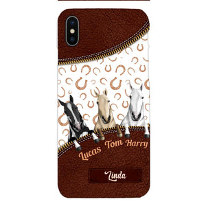 Personalized Horse Phone Case Printed 22FEB-QH17