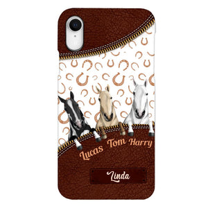 Personalized Horse Phone Case Printed 22FEB-QH17