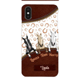 Personalized Horse Phone Case Printed 22FEB-QH17