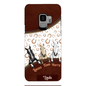 Personalized Horse Phone Case Printed 22FEB-QH17