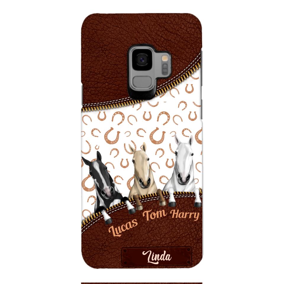 Personalized Horse Phone Case Printed 22FEB-QH17