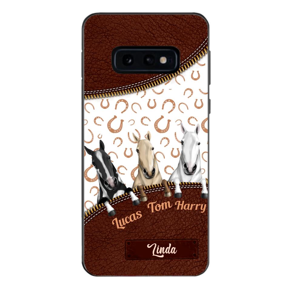 Personalized Horse Phone Case Printed 22FEB-QH17