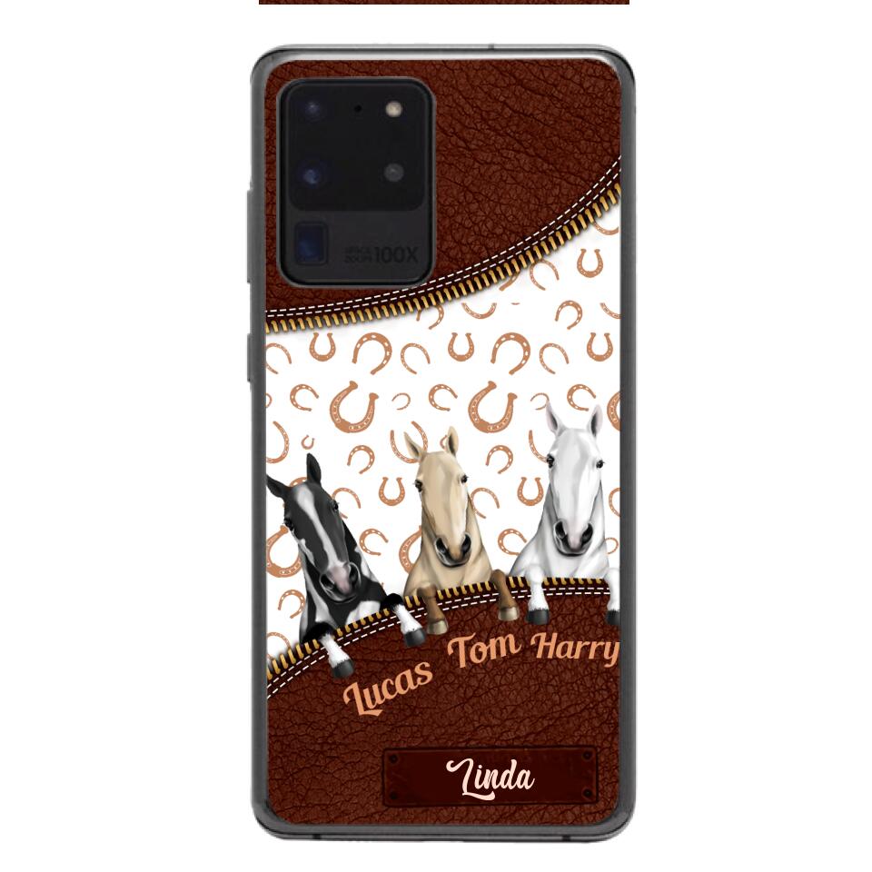 Personalized Horse Phone Case Printed 22FEB-QH17