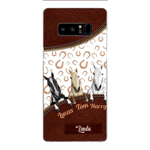 Personalized Horse Phone Case Printed 22FEB-QH17