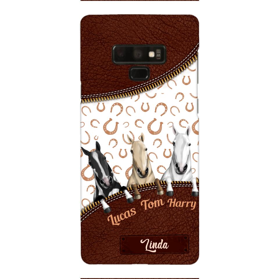 Personalized Horse Phone Case Printed 22FEB-QH17