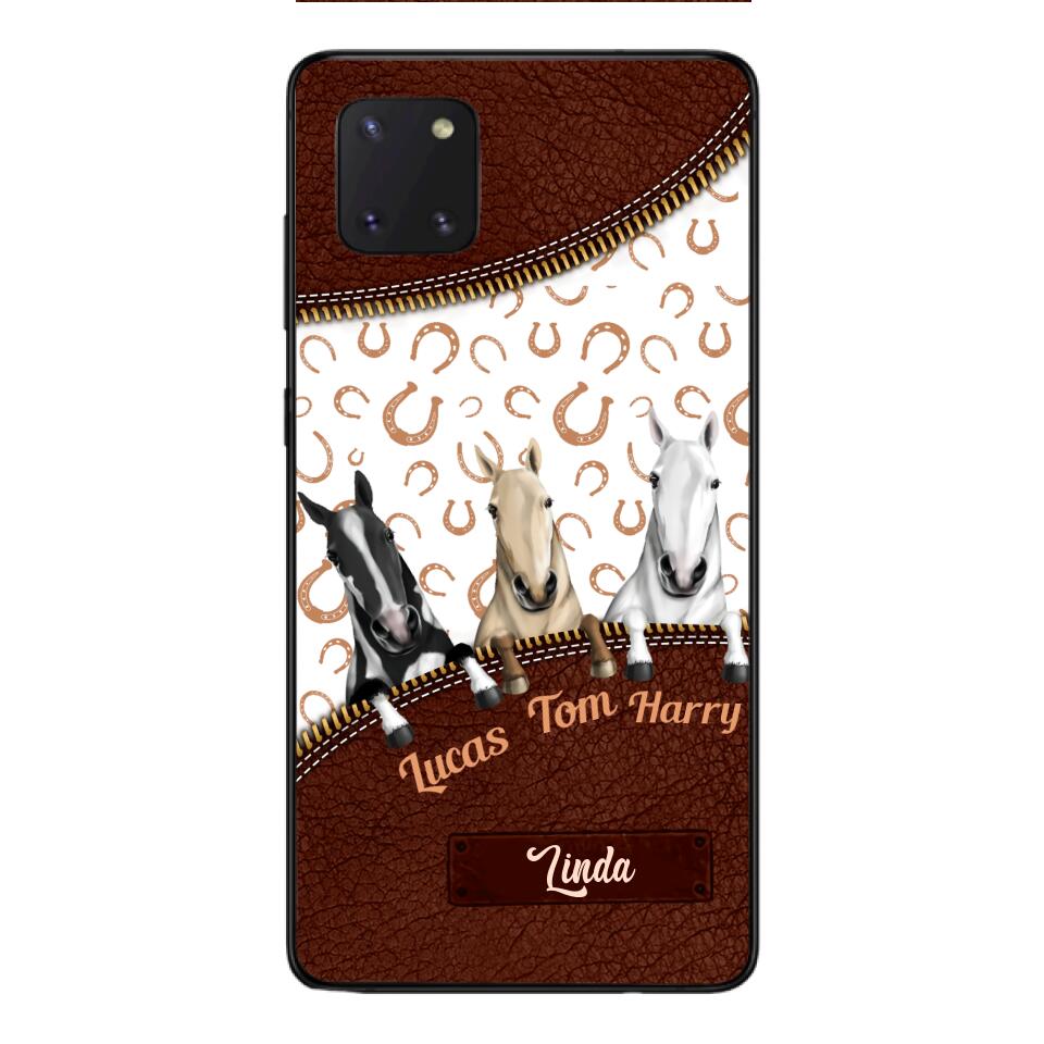 Personalized Horse Phone Case Printed 22FEB-QH17