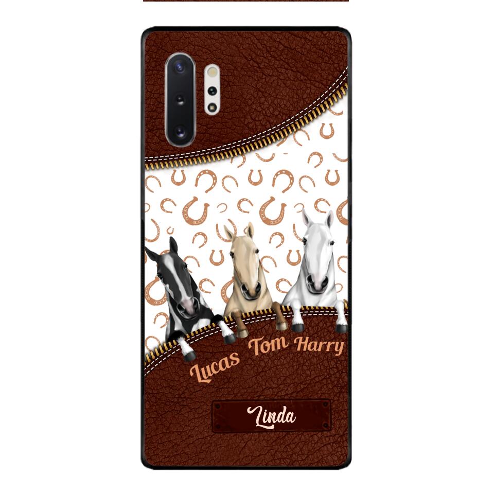 Personalized Horse Phone Case Printed 22FEB-QH17