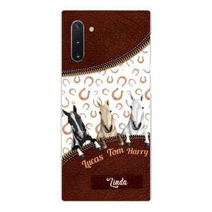 Personalized Horse Phone Case Printed 22FEB-QH17