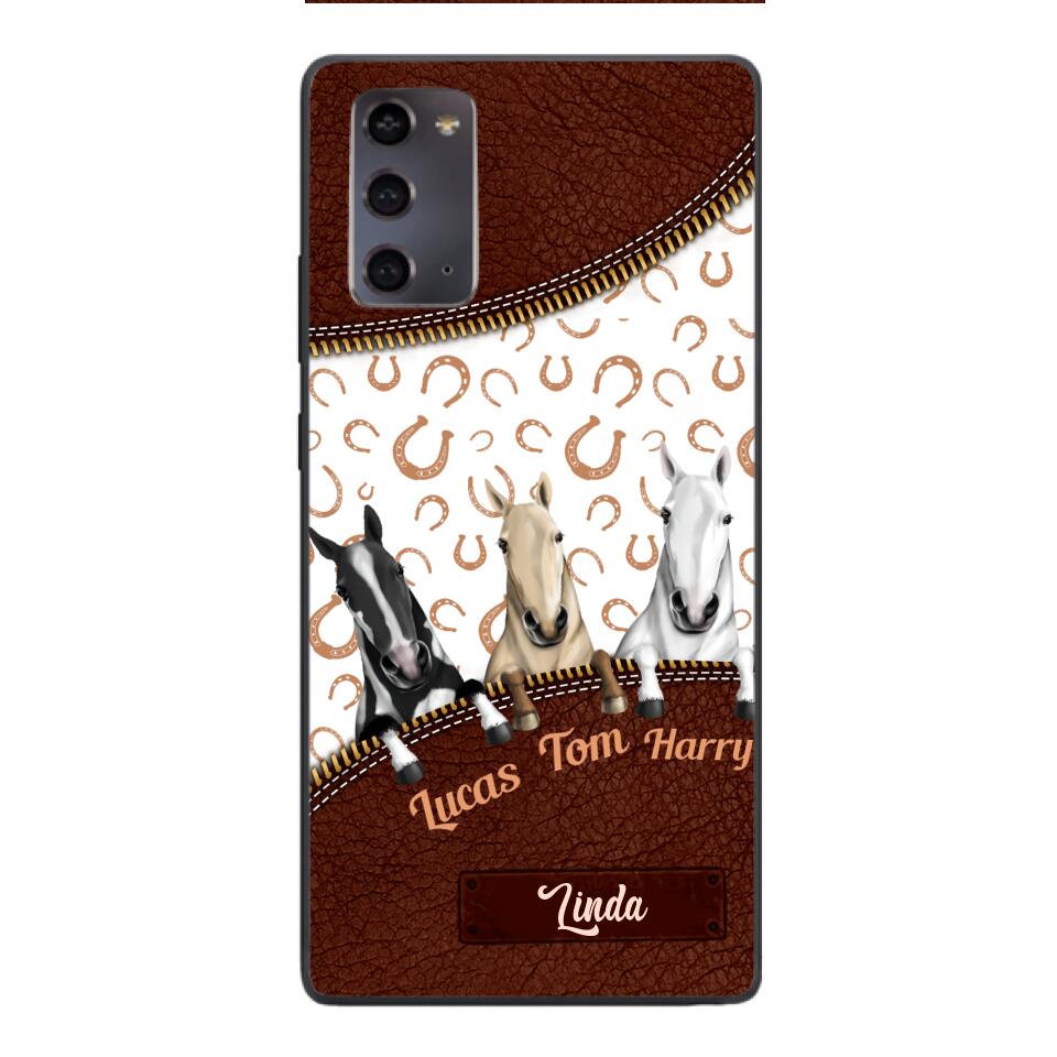 Personalized Horse Phone Case Printed 22FEB-QH17