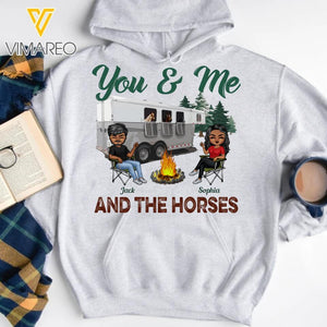 Personalized You & Me And The Horse Printed 22JAN-DT10