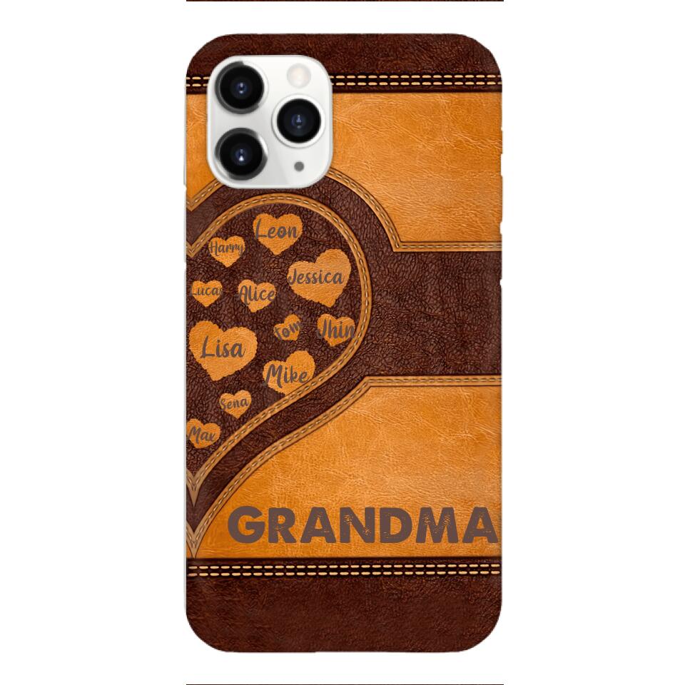 Personalized Grandma Nickname Phone Case Printed 22FEB-LN21