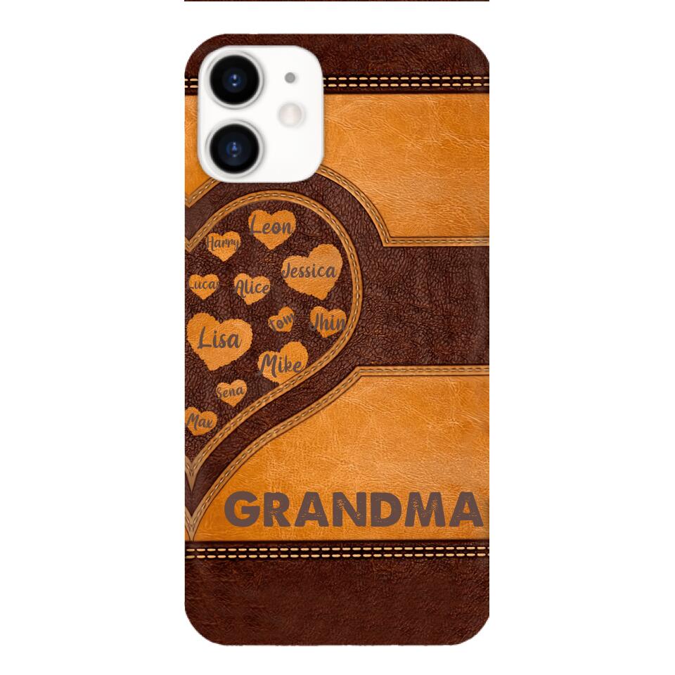 Personalized Grandma Nickname Phone Case Printed 22FEB-LN21