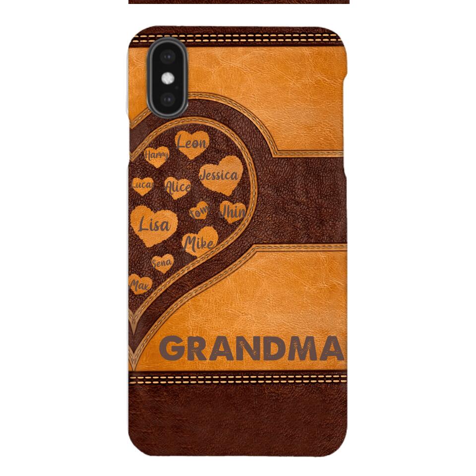 Personalized Grandma Nickname Phone Case Printed 22FEB-LN21